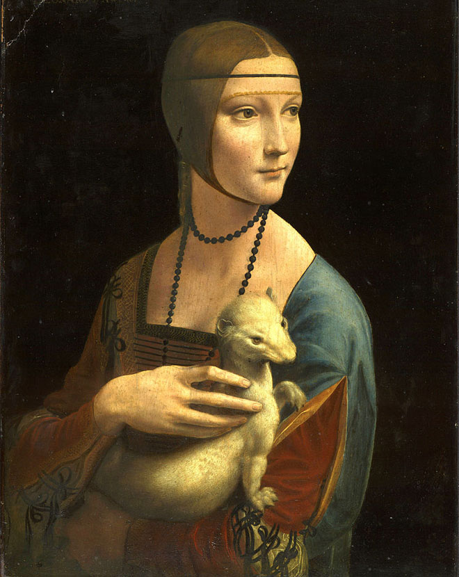 Cô gái và con chồn - Leonardo da Vinci