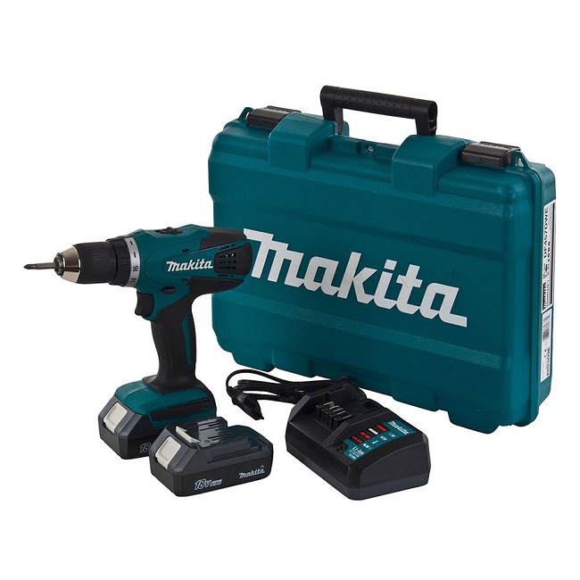 may khoan pin Makita DF457DWE 18V